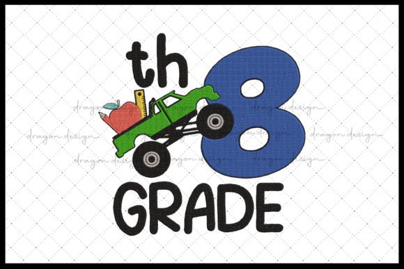 8th Grade Back to School Embroidery Design Review