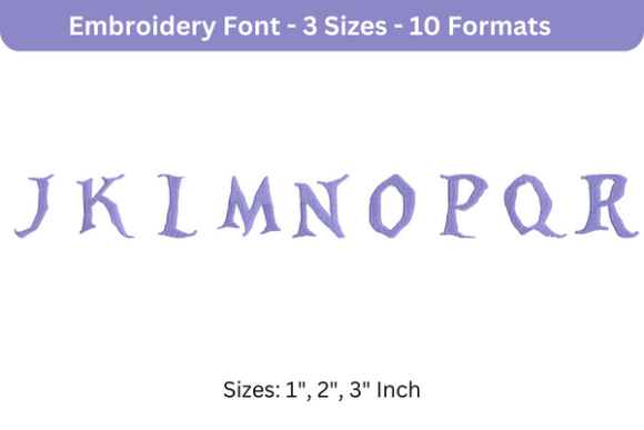 Alice Font Uppercase J to R