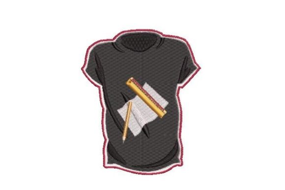Black T-shirt Creative Fabrica Embroidery Design Review