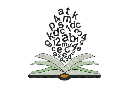 Book Alphabet – A Versatile Embroidery Design for Creative Sellers