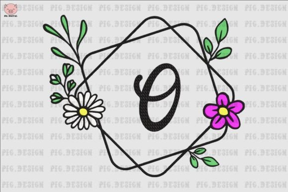 Flower Daisy Font O Embroidery Design Review