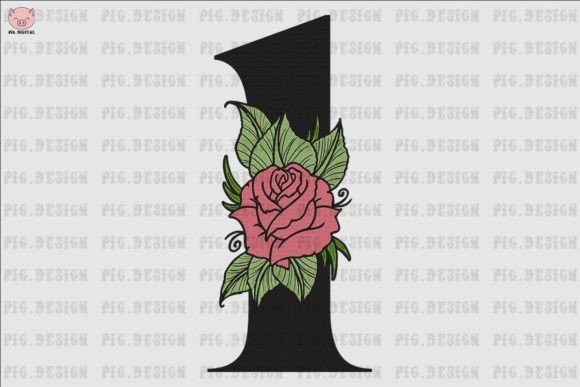 Flower Rose Font 1 Embroidery Design Review