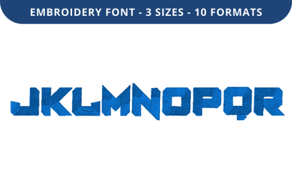 Metal Dude Font J to R