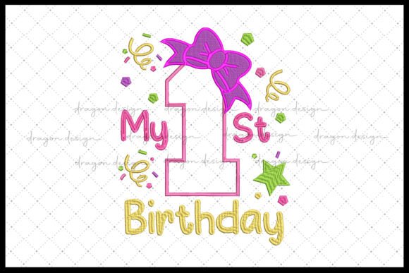 My 1st Birthday Embroidery Design Review