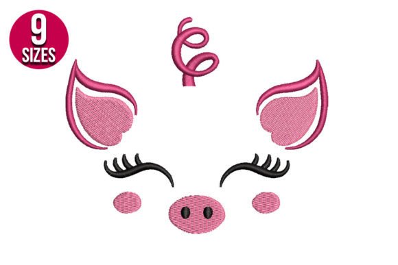 Pig Face Embroidery: A Cute Addition to Your Craft Fair Lineup